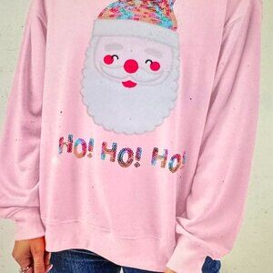 NWT PINK COCONUT BOUTIQUE HO HO HO TOP